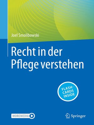 cover image of Recht in der Pflege verstehen